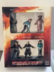 1994 STAR TREK GENERATIONS APPLAUSE COLLECTIBLE 6-PC ACTION FIGURE SET