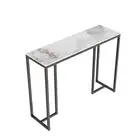 Marble Console Table Modern Accent Side Stand Sofa Entryway Hall Furniture Stora