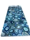 72" x 36" Handmade Agate Table Top - Rectangle Stone Furniture Piece