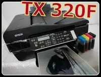 在飛比找Yahoo!奇摩拍賣優惠-ASDF桃園 EPSON TX320F+連續供墨 非WF-2