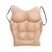 Fake Chest Muscle Belly Six Pack Abs Party Clothes Fit Role-playing Fun Gift - SNNGV