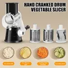 Vegetable Fruit Cheese Slicer Cutter Shredder Food Manual Rotary Grater Chopper