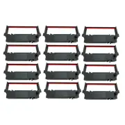 12Pcs SP700 Printer Ribbon Black and Red Printer Ribbon for Star RC7003109