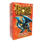 6pc Promotional Beast Quest Series 1 Children's Book Collection Set 8-12Y+