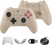 GuliKit KK3 Pro Wireless Controller for Switch/Switch OLED, Bluetooth Controller for PC/Steam Deck, Hall Joysticks/Trigger, 1000Hz Polling Rate, Maglev/Rotor/HD Vibration, Hyperlink Adapter (GB)