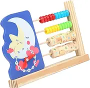 KOMBIUDA Children Abacus Wooden Arithmetic Abacuses Enhance Numeracy Skills Safe for Toddlers