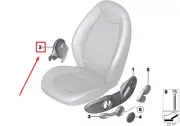 MINI COUNTRYMAN R60 Left Seat Inner Trim Panel 52109802661 9802661 NEW GENUINE
