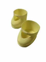 3D PLA Lemon Yellow Tear Drop Chunky Sole Shoes to fit 16" Cabbage Patch Doll