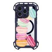 iPhone 16 Pro Ultra Bounce Case MagSafe Compatible MACARONS on Wood