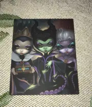Disney Wonderground Gallery Villains Group Portrait Magnet Becket-Griffith NEW
