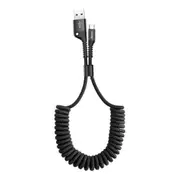 2A Fish-eye USB to USB-C / Type-C Spring Charge and Data Cable