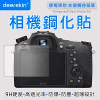 在飛比找PChome24h購物優惠-deerekin 超薄防爆 相機鋼化貼 含機頂貼 (SONY