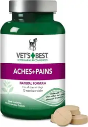 Vet’S Best Aches + Pains Dog Supplement - Vet Formulated for Dog Occasional Disc