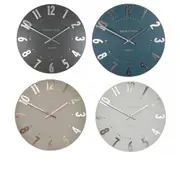 [Thomaskent] Thomas Kent Mulberry Wall Clock 30cm - Silver Cloud