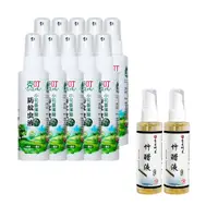 在飛比找PChome24h購物優惠-【皇家竹炭】克叮 小花蔓澤蘭防蚊液(一般款) 80mlx10