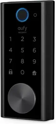 Eufy Security E130 Smart Lock Touch, Fingerprint Keyless Entry Door Lock, Blu...