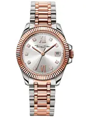 Thomas Sabo WA0219-272-201 Silver Dial Rose Gold Stainless Steel Womens Watch