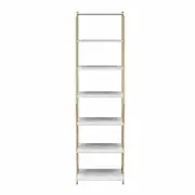 CosmoLiving by Cosmopolitan Closet System 24"W Wall Mount Adjustable Wood White