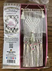 Have A Heart 8" x 24" Macrame Wall Hanging Kit Design Works 997-1802