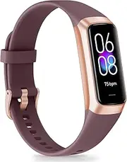Bakoor Fitness Tracker, 1.10" Step Tracker with 24/7 Heart Rate, Blood Pressure, Activity Tracker Step Counter with Pedometer, Calories, Sleep Trackers, Fitness Watch for Sports Women Men