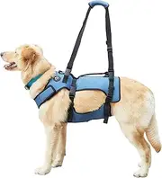 COODEO Dog Lift Harness, Support & Recovery Sling, Pet Rehabilitation Lifts Vest Adjustable Breathable Straps for Old, Disabled, Joint Injuries, Arthritis, Paralysis Dogs Walk (Large)