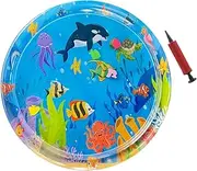 ＫＬＫＣＭＳ Cat Water Sensory Play Mat, Inflatable Water Cushion, Keep Your Pets Cool,Cat Cooling Pad for Kitten Dog All Types of Pets, Style B