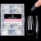 Long Coffin Nail Tips 504pcs Clear Long Gel x Nail Tips Coffin Medium Coffin