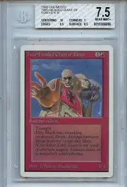 MTG Unlimited Two-Headed Giant of Foriys BGS 7.5 NM+ card 10 Centering 6896