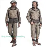 4pcs Anti Mosquito Bug Proof Full Mesh Net Body Suit Jungle Camping Fly