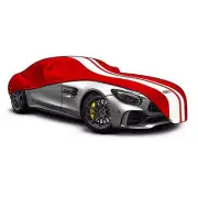 SAAS Classic Car Indoor Cover for Porsche GT4RS Spyder RS All Model Softline Red (for: Porsche)