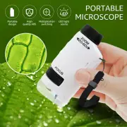 Mini Portable Microscope Kids Microscope with LED Light Small Pocket tyQCQ