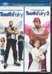 Tooth Fairy 1 & 2 Dwayne Johnson Double Feature DVD New but torn plastic wrap