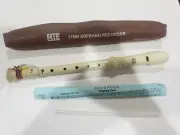 MTE 175w Soprano Recorder Harmonica Flute For Instrument with case and sheet