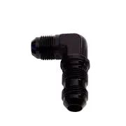 Aeroflow Brand 90 Degree Bulkhead An -10 AN Black Finish Hose Fitting