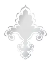 Designer FLEUR DE LIS STENCIL CHIC PATTERN MURAL DECORATION #3001 Custom Sizes