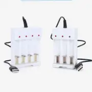 Easy to Use Fast Charger for AA AAA Rechargeable Batteries USB Nicd Quick