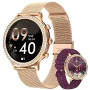 Fashion Smart Watch for Lady Bluetooth Call Blood Pressure DIY Custom Dial Sport