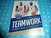 2016/17 Prestige Basketball Teamwork Insert card 20 Anthony Davis/Tyreke Evans