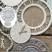 Clock circle frame Metal Die Cuts,Merry Christmas Flower Clock Number Cutting Dies Cut Stencils DIY Scrapbooking Photo Album Decorative Embossing Paper Card Making