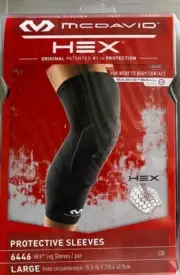McDavid HEX 6446 Leg Sleeve / Pair Basketball Football Netball