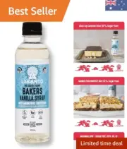 Monkfruit No Sugar Added Baker's Vanilla Syrup 300ml