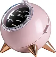 Jewelry Storage Box Transparent Cover Partitioned Large Capacity Dustproof Space-saving Prevent Oxidation Portable Ring Earring/725 (Color : Pink)