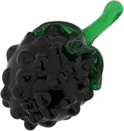 GlassOfVenice Murano Glass BlackBerry Figurine