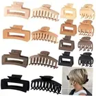 10 Pack 4.4" Large Hair Claw Clips for Women & Girls,2 Styles 5 Natural color