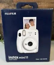 Fujifilm Instax Mini 11 Instant Camera - Ice White One Touch Selfie Mode