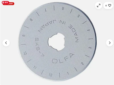 OLFA Circular Blade 45mm 10 pcs Tungsten Replacement Rotary Cutter Blade RB45-10