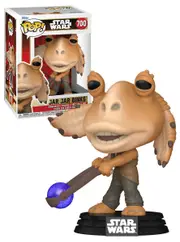 Funko POP! Star Wars The Phantom Menace #700 Jar Jar Binks With Booma Balls - New, Mint Condition