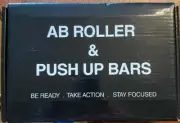 Fitness Insanity Ab Roller & Push Up Bars