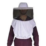 Beekeeping Bee Veil Half Body Round Head Veil Protective Gear
