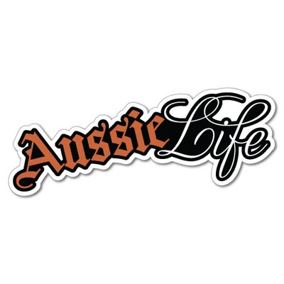 Aussie Life Sticker Aussie Car Flag 4x4 Funny Ute #7436EN